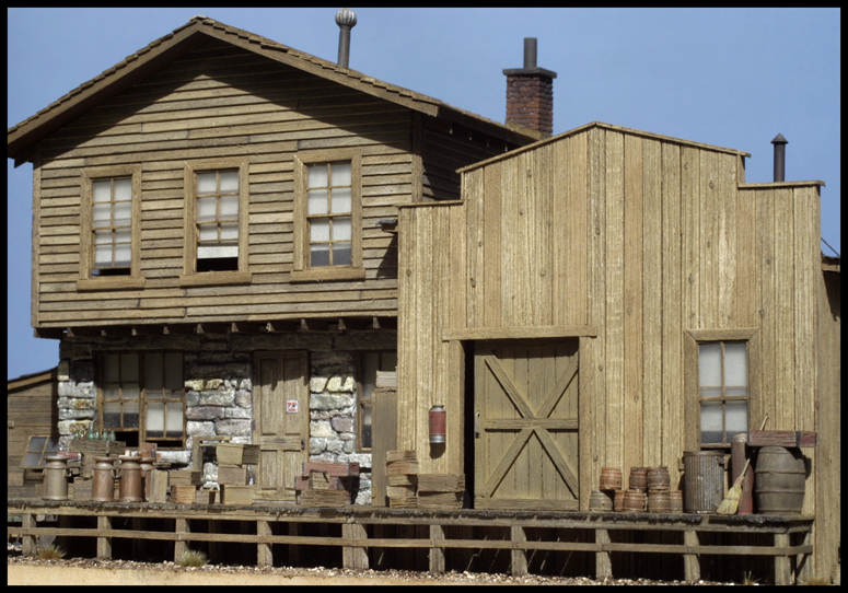 SierraWest O Scale railroad camp office